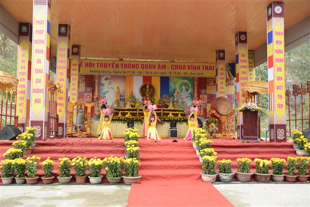 Thanh Hóa: Khai mạc lễ hội truyền thống Quan Âm chùa Vĩnh Thái năm 2016.