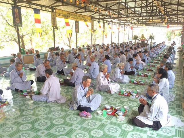 Khánh Hòa: Chùa Sắc Tứ Minh Thiện Khóa Tu Niệm Phật Một Ngày An Lạc Lần Thứ 72