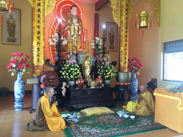 Khánh Hòa: Chùa Sắc Tứ Minh Thiện Khóa Tu Niệm Phật Một Ngày An Lạc Lần Thứ 72