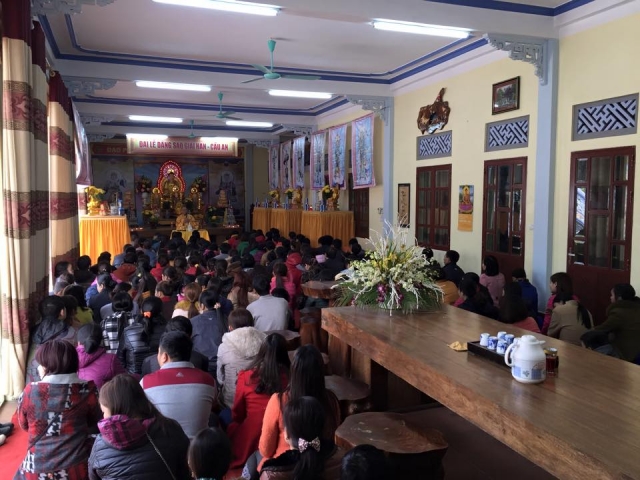 Thanh Hóa: ĐĐ. Thích Minh Thế chia sẻ pháp thoại tại chùa Ông