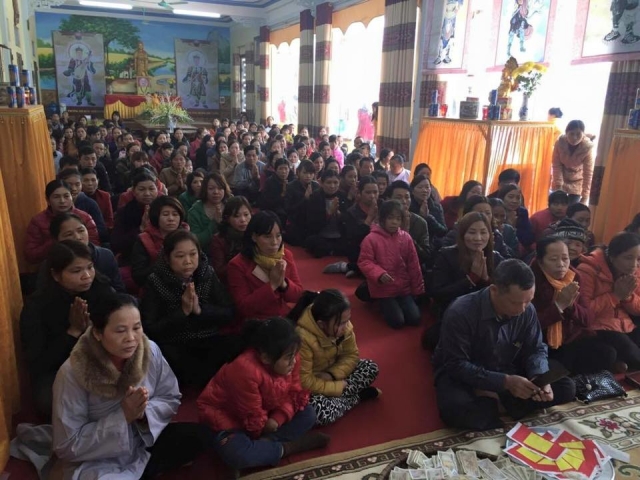 Thanh Hóa: ĐĐ. Thích Minh Thế chia sẻ pháp thoại tại chùa Ông