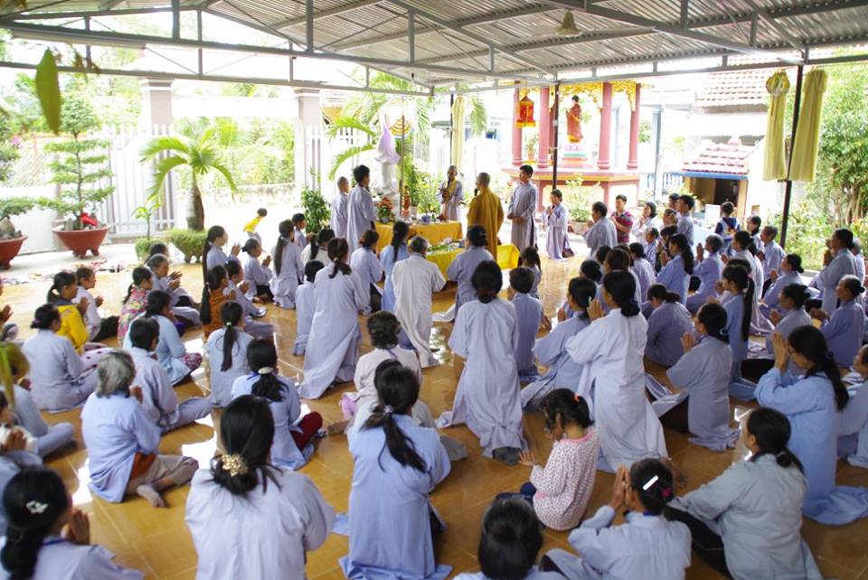 Khánh Hòa: Chùa Minh Đức Khóa tu “Một Ngày An Lạc” tổng kết năm 2015