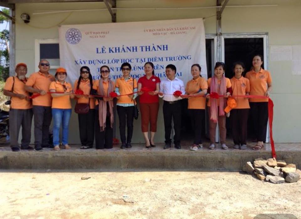 Quỹ Đạo Phật Ngày Nay: Xây dựng phòng học cho học sinh miền núi Hà Giang (C74)