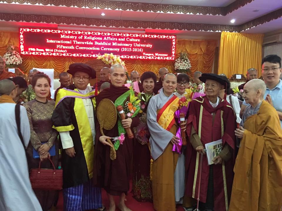 Tiến Sĩ Phật Học Việt Nam Đầu Tiên tại Miến Điện