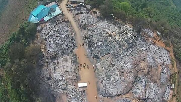 Thái Lan: Chư Tăng Tu viện Wat Phra Dhammakaya cứu trợ nạn cháy rừng ở Chiang Mai