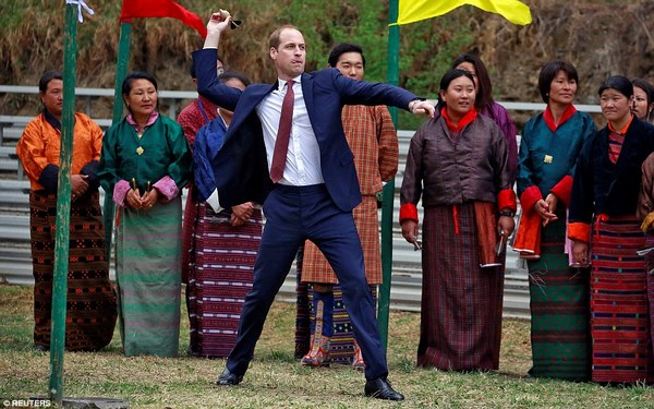 Chùm ảnh Hoàng tử Anh và Công nương đến thăm Vương quốc PG Bhutan