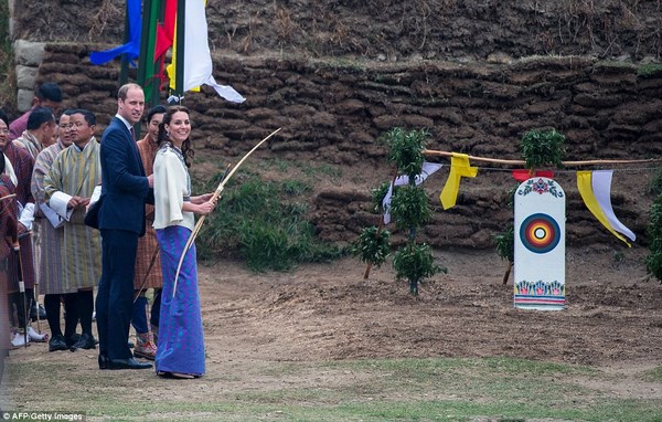 Chùm ảnh Hoàng tử Anh và Công nương đến thăm Vương quốc PG Bhutan