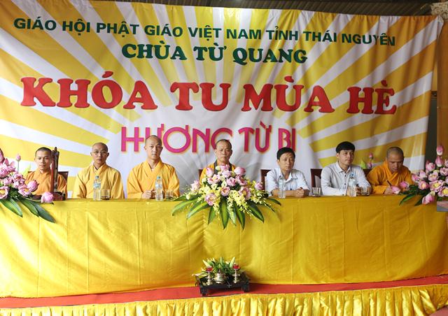 Thái Nguyên: Khai mạc khóa tu mùa hè “Hương Từ Bi” tại chùa Từ Quang