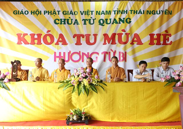 Thái Nguyên: Khai mạc khóa tu mùa hè “Hương Từ Bi” tại chùa Từ Quang