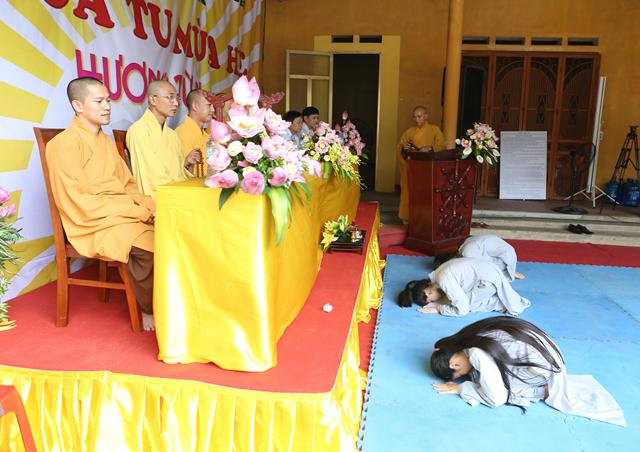 Thái Nguyên: Khai mạc khóa tu mùa hè “Hương Từ Bi” tại chùa Từ Quang