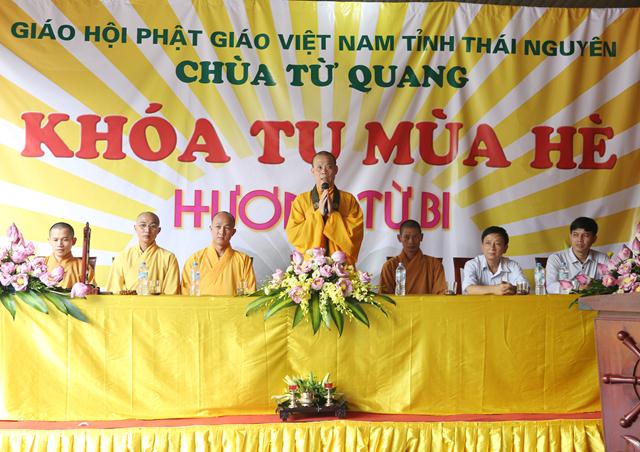 Thái Nguyên: Khai mạc khóa tu mùa hè “Hương Từ Bi” tại chùa Từ Quang