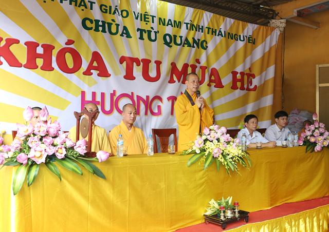 Thái Nguyên: Khai mạc khóa tu mùa hè “Hương Từ Bi” tại chùa Từ Quang