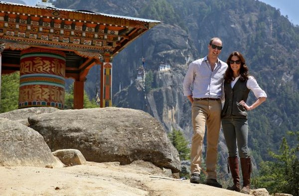 Chùm ảnh Hoàng tử Anh và Công nương đến thăm Vương quốc PG Bhutan