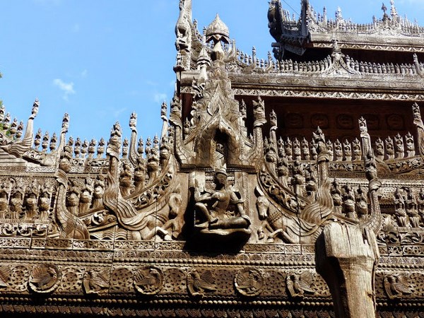 Myanmar: Chùm ảnh Ngôi Cổ tự Shwesantaw đầy quyến rũ khi ánh bình minh tỏa rạng