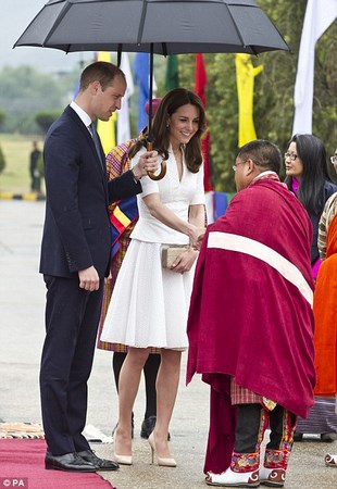 Chùm ảnh Hoàng tử Anh và Công nương đến thăm Vương quốc PG Bhutan