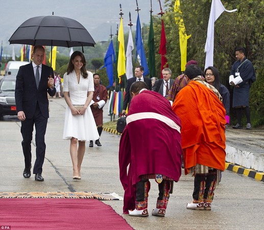 Chùm ảnh Hoàng tử Anh và Công nương đến thăm Vương quốc PG Bhutan