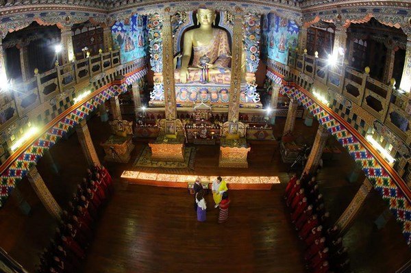 Bhutan: Chùm ảnh lễ Khai tâm đặt tên Hoàng tử theo nghi thức Phật Giáo