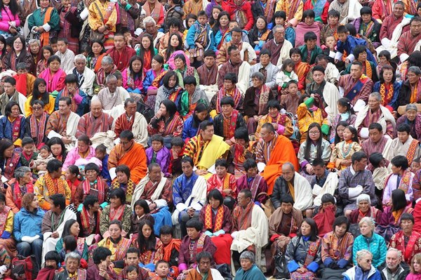 Bhutan: Chùm ảnh lễ Khai tâm đặt tên Hoàng tử theo nghi thức Phật Giáo