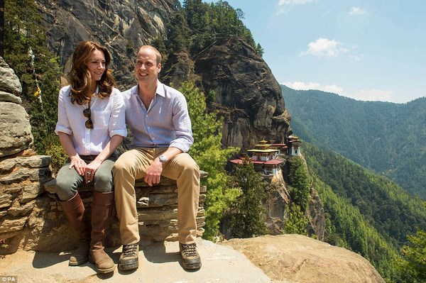 Chùm ảnh Hoàng tử Anh và Công nương đến thăm Vương quốc PG Bhutan