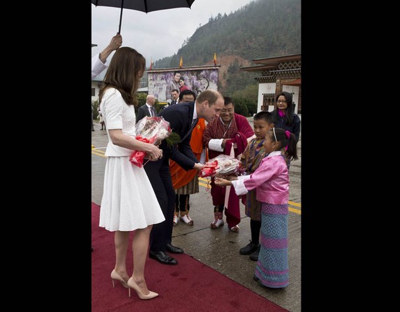Chùm ảnh Hoàng tử Anh và Công nương đến thăm Vương quốc PG Bhutan