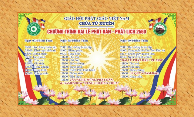 Thái Bình: Công tác chuẩn bị Phật đản tại chùa Từ Xuyên