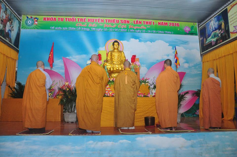 Triệu Sơn: Ngày thứ nhất Khóa tu tuổi trẻ “Nhớ Cội Nguồn”