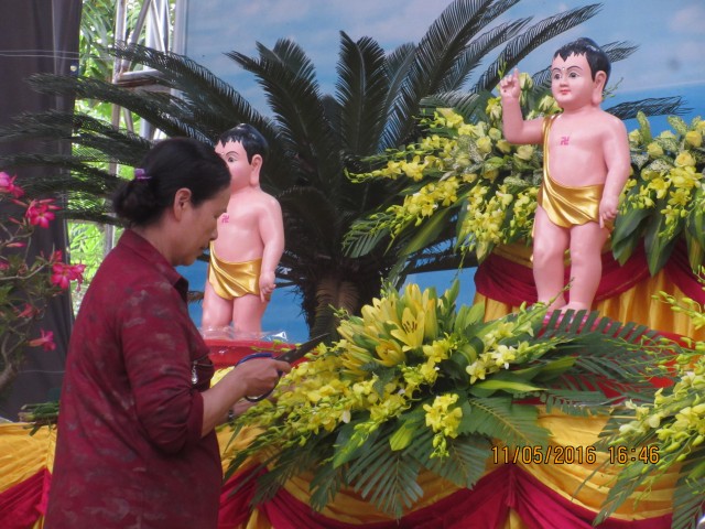 Thái Bình: Công tác chuẩn bị Phật đản tại chùa Từ Xuyên