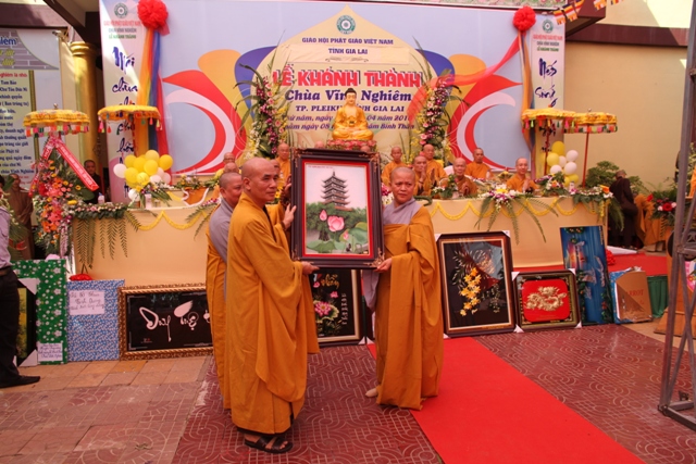 Gia Lai: Chùa Vĩnh Nghiêm tổ chức Đại Lễ khánh thành