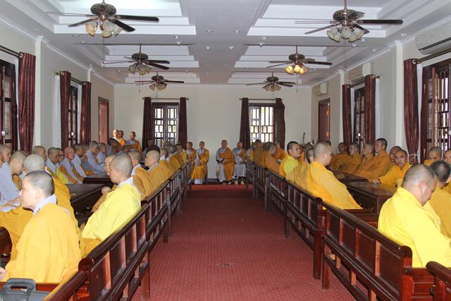 Quảng Ninh: Hành giả vân tập về Hạ trường chùa Trình Yên Tử an cư kết hạ