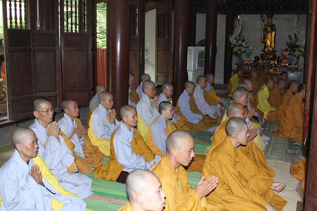Quảng Ninh: Hành giả vân tập về Hạ trường chùa Trình Yên Tử an cư kết hạ