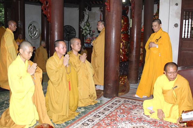 Quảng Ninh: Hành giả vân tập về Hạ trường chùa Trình Yên Tử an cư kết hạ