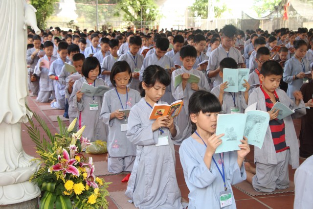 Thái Bình: Chùa Từ Xuyên bế mạc khóa tu Sen Hồng