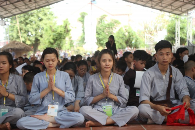 Thái Bình: Chùa Từ Xuyên bế mạc khóa tu Sen Hồng
