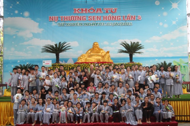 Thái Bình: Chùa Từ Xuyên bế mạc khóa tu Sen Hồng