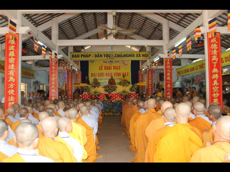 Đồng Tháp: Giới Đàn Vĩnh Đạt Khảo Hạch và Tuyên Luật