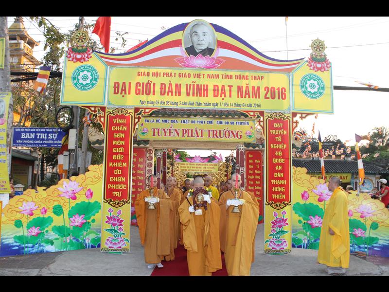 Đồng Tháp: Giới Đàn Vĩnh Đạt Khảo Hạch và Tuyên Luật