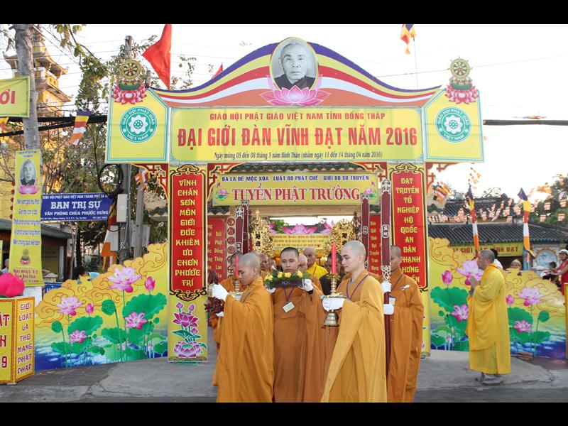 Đồng Tháp: Giới Đàn Vĩnh Đạt Khảo Hạch và Tuyên Luật