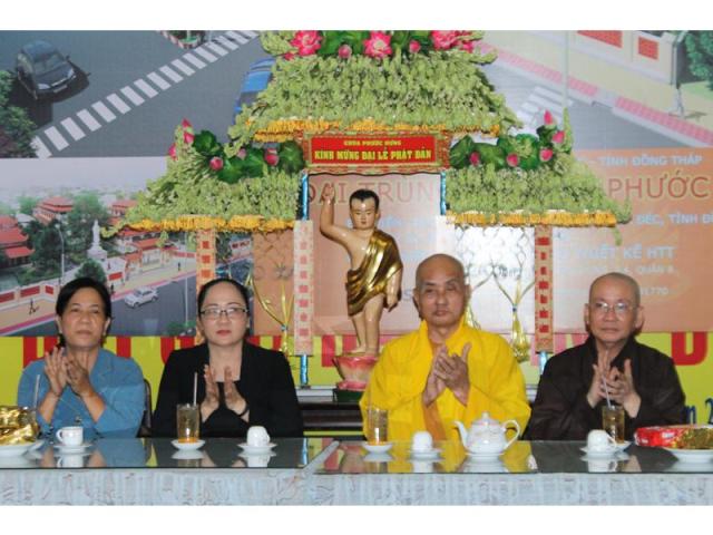 PG Đồng Tháp: UBMTQ Tỉnh Thăm, Chúc Mừng Phật Đản