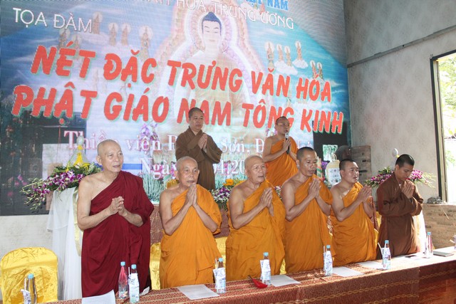 Đồng Nai:Buổi Tọa đàm về Nét Đặc Trưng Văn Hóa  Phật Giáo Nam Tông Kinh