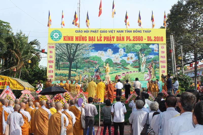 BTS. PG Đồng Tháp Tổ Chức Đại Lễ Phật Đản Phật Lịch 2560