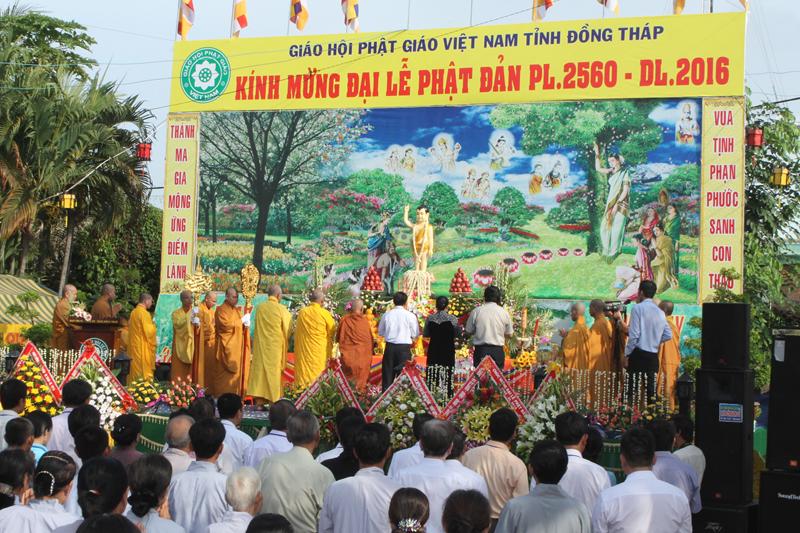 BTS. PG Đồng Tháp Tổ Chức Đại Lễ Phật Đản Phật Lịch 2560