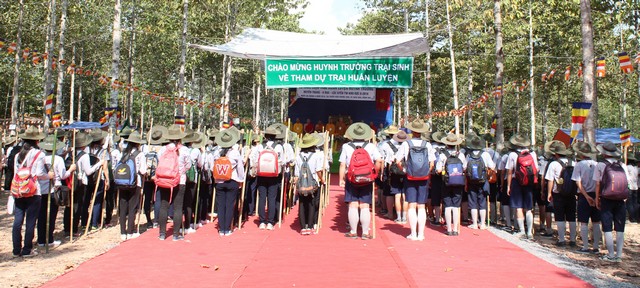Đồng Nai: Khai mạc trại huấn luyện  Huynh trưởng Gia đình Phật tử miền Đông - miền Tây Nam bộ
