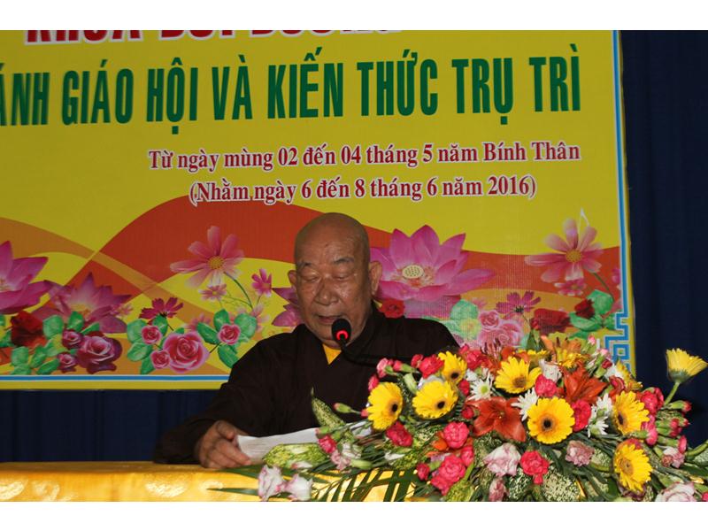 PG Đồng Tháp: Bế Mạc Khóa Bồi Dưỡng Kiến Thức Trụ Trì