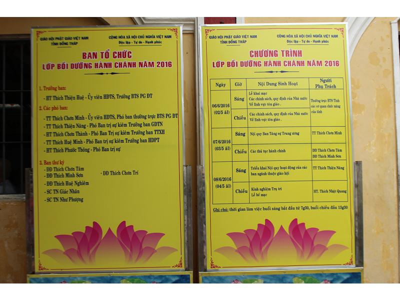 PG Đồng Tháp: Bế Mạc Khóa Bồi Dưỡng Kiến Thức Trụ Trì