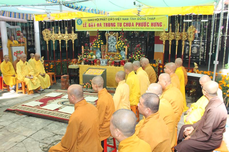 Đồng Tháp: Đặt Đá Trùng Tu Chùa Phước Hưng - Sa Đéc