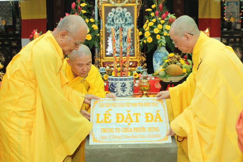 Đồng Tháp: Đặt Đá Trùng Tu Chùa Phước Hưng - Sa Đéc
