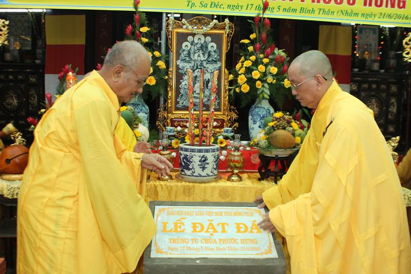 Đồng Tháp: Đặt Đá Trùng Tu Chùa Phước Hưng - Sa Đéc