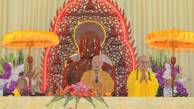 Bình Dương: Hòa thượng Thích Thiện Nhơn thuyết giảng tại trường hạ chùa Hội Khánh