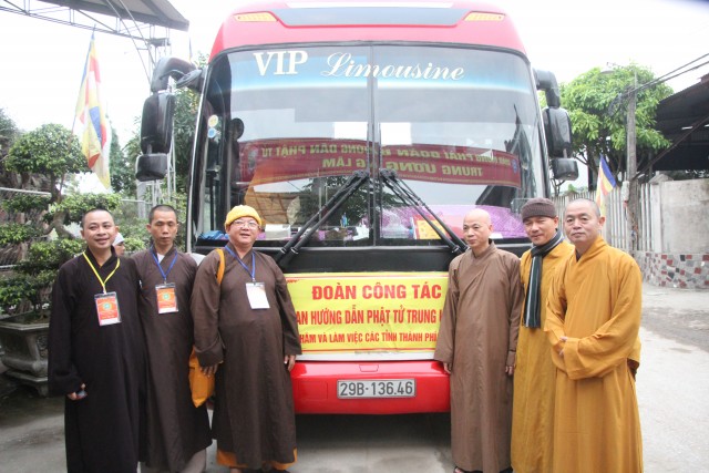 Thái Bình: Ban Hướng Dẫn Phật Tử Trung Ương thăm và làm việc với BTS PG tỉnh