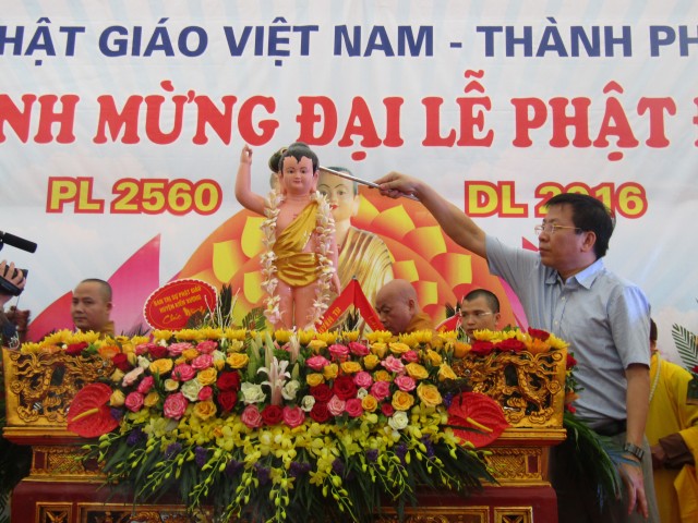 Thái Bình: BTS PG TP.Thái Bình tổ chức Đại lễ Phật đản PL.2560-DL.2016